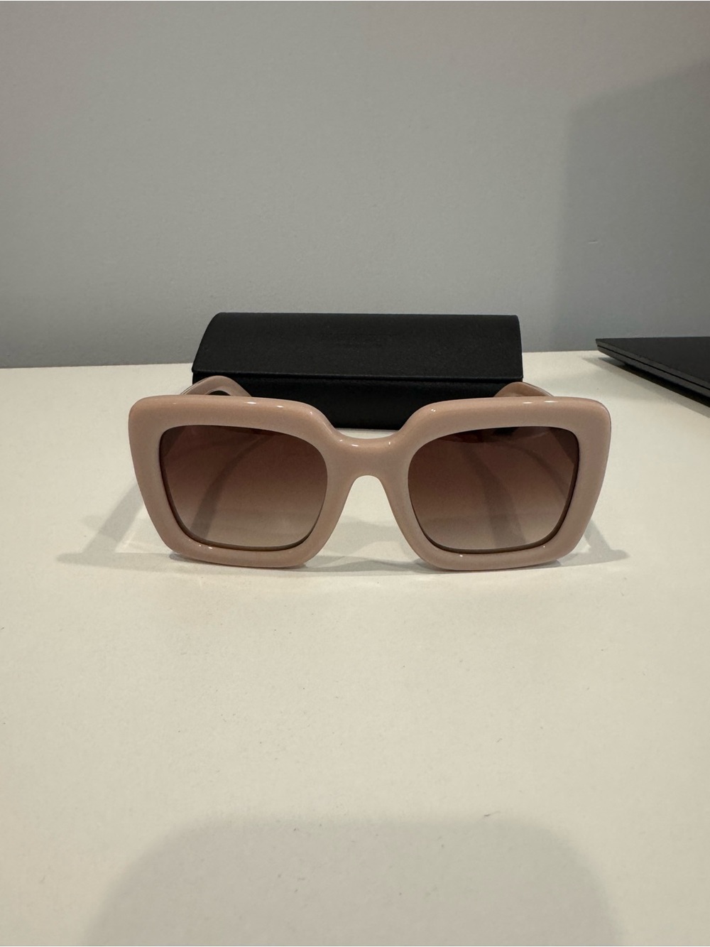 Burberry Neutral Square Frame Sunglasses - Women's Accessories